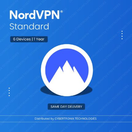 NordVPN Standard | 6 Devices for 1 Year | Digital License | SAME DAY DELIVERY