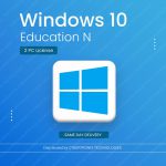 Microsoft Windows 10 Education N | 2 PC License | Digital License | SAME DAY DELIVERY