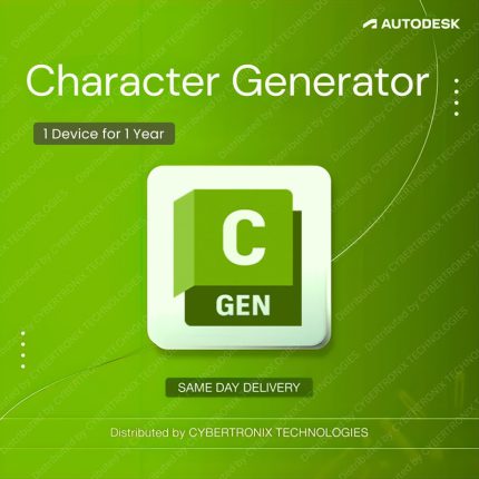 Autodesk Character Generator | 1 Device for 1 Year | Digital License | SAME DAY DELIVERY