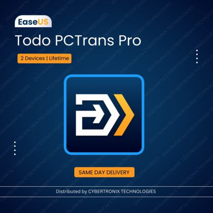 EaseUS Todo PCTrans Pro | 2 PCs Perpetual License | Digital License | Same Day Delivery