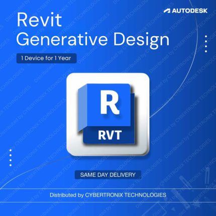 Autodesk Revit Generative Design | 1 Device for 1 Year | Digital License | SAME DAY DELIVERY