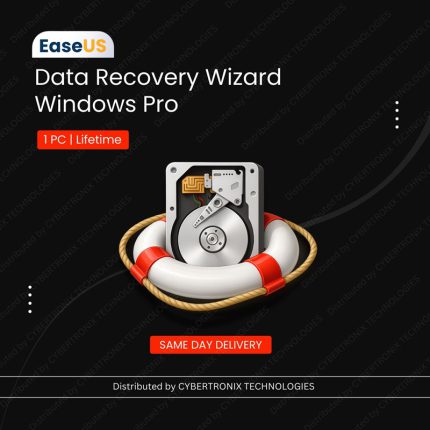 EaseUS Data Recovery Wizard Windows Pro | 1 PC Perpetual License | Digital License | Same Day Delivery