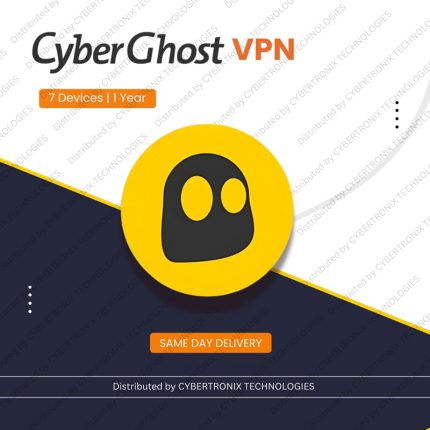 CyberGhost VPN | 7 Devices for 1 Year | Digital License | Same Day Delivery