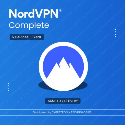 NordVPN Complete | 6 Devices for 1 Year | Digital License | SAME DAY DELIVERY
