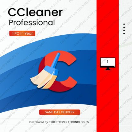 CCleaner Professional | 1 PC for 1 Year | Digital License | Same Day Delivery
