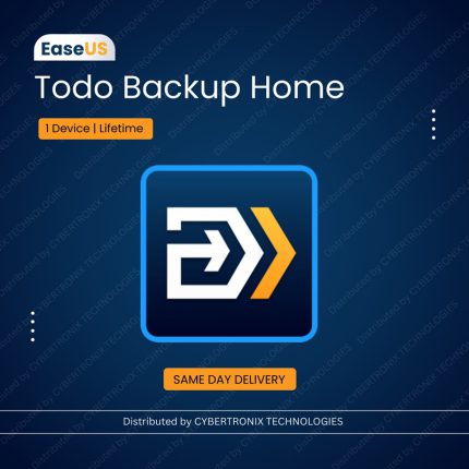 EaseUS Todo Backup Home | 1 PC Perpetual License | Digital License | Same Day Delivery