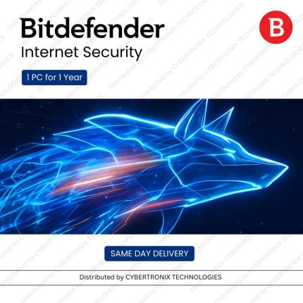 Bitdefender Internet Security | 1 PC for 1 Year | Digital License | Same Day Delivery