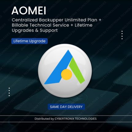 AOMEI Centralized Backupper Unlimited Plan+Billable Technical Service+Lifetime Upgrades & Support | Digital License | SAME DAY DELIVERY