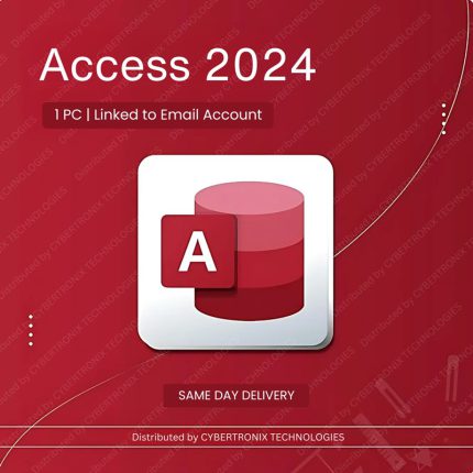 Microsoft Access 2024 | 1PC Linked to Email Account | Windows | Digital License | Same Day Delivery
