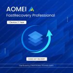 AOMEI FastRecovery Professional  1 Device 1 Year | Digital License | SAME DAY DELIVERY