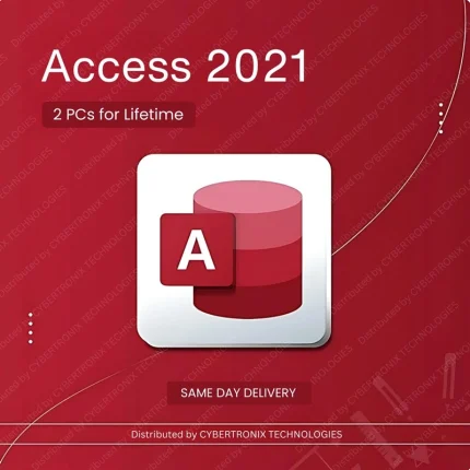Microsoft Access 2021 | 2PCs for Lifetime | Windows | Digital License | Same Day Delivery
