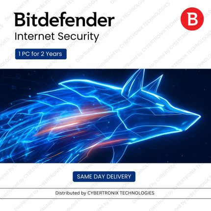 Bitdefender Internet Security | 1 PC for 2 Years | Digital License | Same Day Delivery