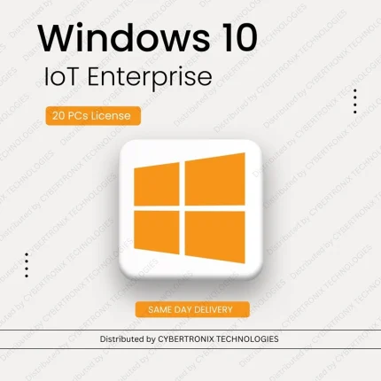 Microsoft Windows 10 IoT Enterprise | 20 PC License | Digital License | SAME DAY DELIVERY