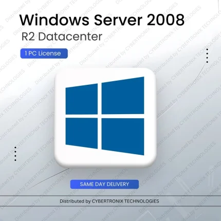 Microsoft Windows Server 2008 R2 Datacenter | 1 PC License | Digital License | SAME DAY DELIVERY