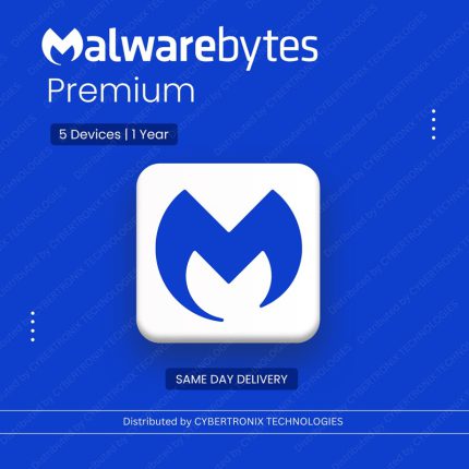 Malwarebytes Premium | 5 Device for 1 Year | Digital License | SAME DAY DELIVERY