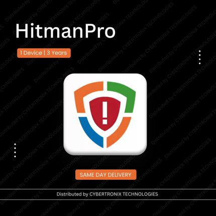 HitmanPro | 1 PC for 3 Years | Digital License | Same Day Delivery