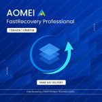 AOMEI FastRecovery Professional | 1 Device Lifetime | Digital License | SAME DAY DELIVERY