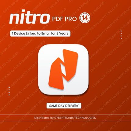 Nitro PDF Pro 14 | 1 Device Linked to Email for 3 Years | Digital License | SAME DAY DELIVERY