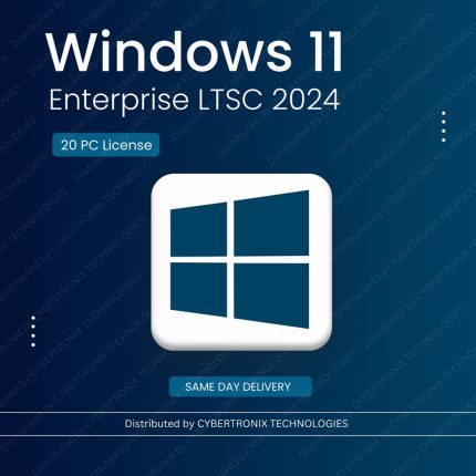 Microsoft Windows 11 Enterprise LTSC 2024 | 20 PC License | Digital License | SAME DAY DELIVERY