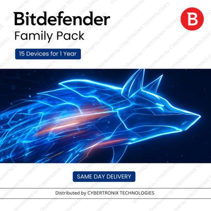 Bitdefender Family Pack | 15 Devices for 1 Year | Digital License | Same Day Delivery