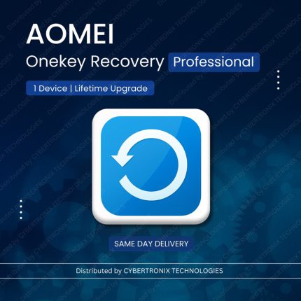 AOMEI Onekey Recovery Professional | Lifetime Upgrade | Digital License | SAME DAY DELIVERY