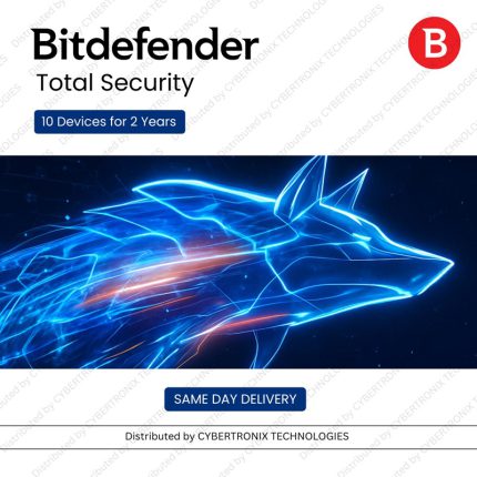 Bitdefender Total Security | 10 Devices for 2 Years | Digital License | Same Day Delivery