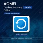 AOMEI Onekey Recovery Family Edition | Lifetime Upgrade | Digital License | SAME DAY DELIVERY