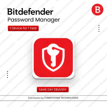 Bitdefender Password Manager | 1 Device for 1 Year | Digital License | Same Day Delivery