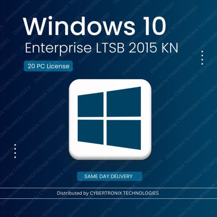 Microsoft Windows 10 Enterprise LTSB 2015 KN | 20 PC License | Digital License | SAME DAY DELIVERY