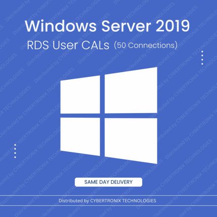 Microsoft Windows Server 2019 RDS User CALs (50 Connections) | Digital License | SAME DAY DELIVERY