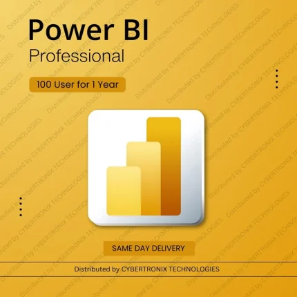 Power BI Professional 100 User for 1 Year | Digital License | Instant Delivery