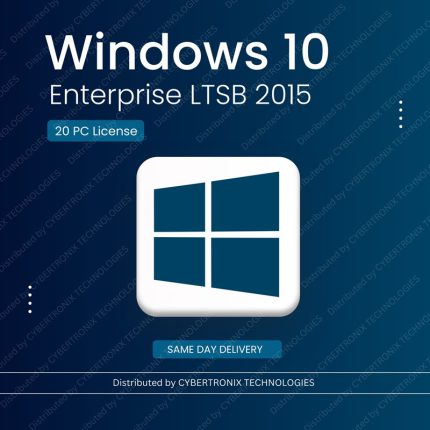 Microsoft Windows 10 Enterprise LTSB 2015 | 20 PC License | Digital License | SAME DAY DELIVERY