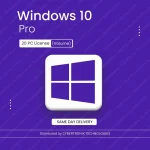 Microsoft Windows 10 Pro | 20 PC License (Volume) | Digital License | SAME DAY DELIVERY