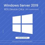 Microsoft Windows Server 2019 RDS Device CALs | 50 Connections Lifetime | Digital License | SAME DAY DELIVERY