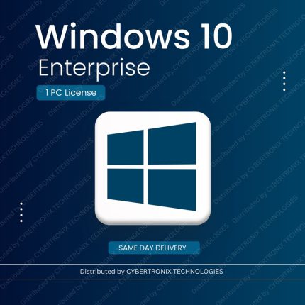 Microsoft Windows 10 Enterprise | 1 PC License | Digital License | SAME DAY DELIVERY