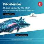 Bitdefender Cloud Security for MSP – Integrity Monitoring 365 Days Retention  | 1 Devices for 1 Year | Digital License | SAME DAY DELIVERY