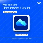 Wondershare Document Cloud Team | 1 Month | Digital License | Same Day Delivery