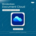 Wondershare Document Cloud Individual Academic | 1 Month | Digital License | Same Day Delivery