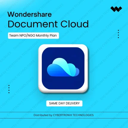 Wondershare Document Cloud Team NPO/NGO | 1 Month | Digital License | Same Day Delivery