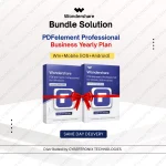 Wondershare Bundle Solution: PDFelement Professional for Business - Win+Mobile(iOS+Android)| 1 Year | Digital License | Same Day Delivery