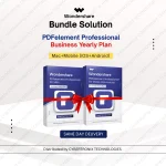 Wondershare Bundle Solution: PDFelement Professional for Business - Mac+Mobile(iOS+Android)| 1 Year | Digital License | Same Day Delivery