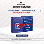 Wondershare Bundle Solution: PDFelement and Document Cloud Individual |  1 Year | Digital License | Same Day Delivery