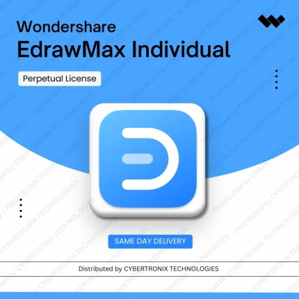 Wondershare EdrawMax Individual Perpetual License| Perpetual License| Digital License | Same Day Delivery