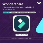 Wondershare Filmora Cross Platform Individual Basic License Annual Plan (Windows PC, Mac, Creative Assets, 1GB Cloud Storage) | Digital License | Same Day Delivery